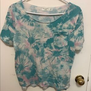 Abercrombie & Fitch Blue Short Sleeve T-Shirt | Size Kids 15/16